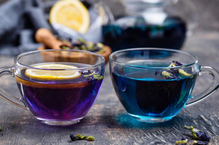 Blue Tea 100% Organic Blue Butterfly Pea Flower Tea Clitori,a Ternatea Herbal Tea/ Blue Drink / NON_GMO