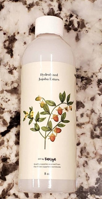 Hydrolyzed Jojoba Esters 8oz - An Emoliant In Cosmetic Preparation Used For Protecting, Moisturizing And Lubricating The Skin