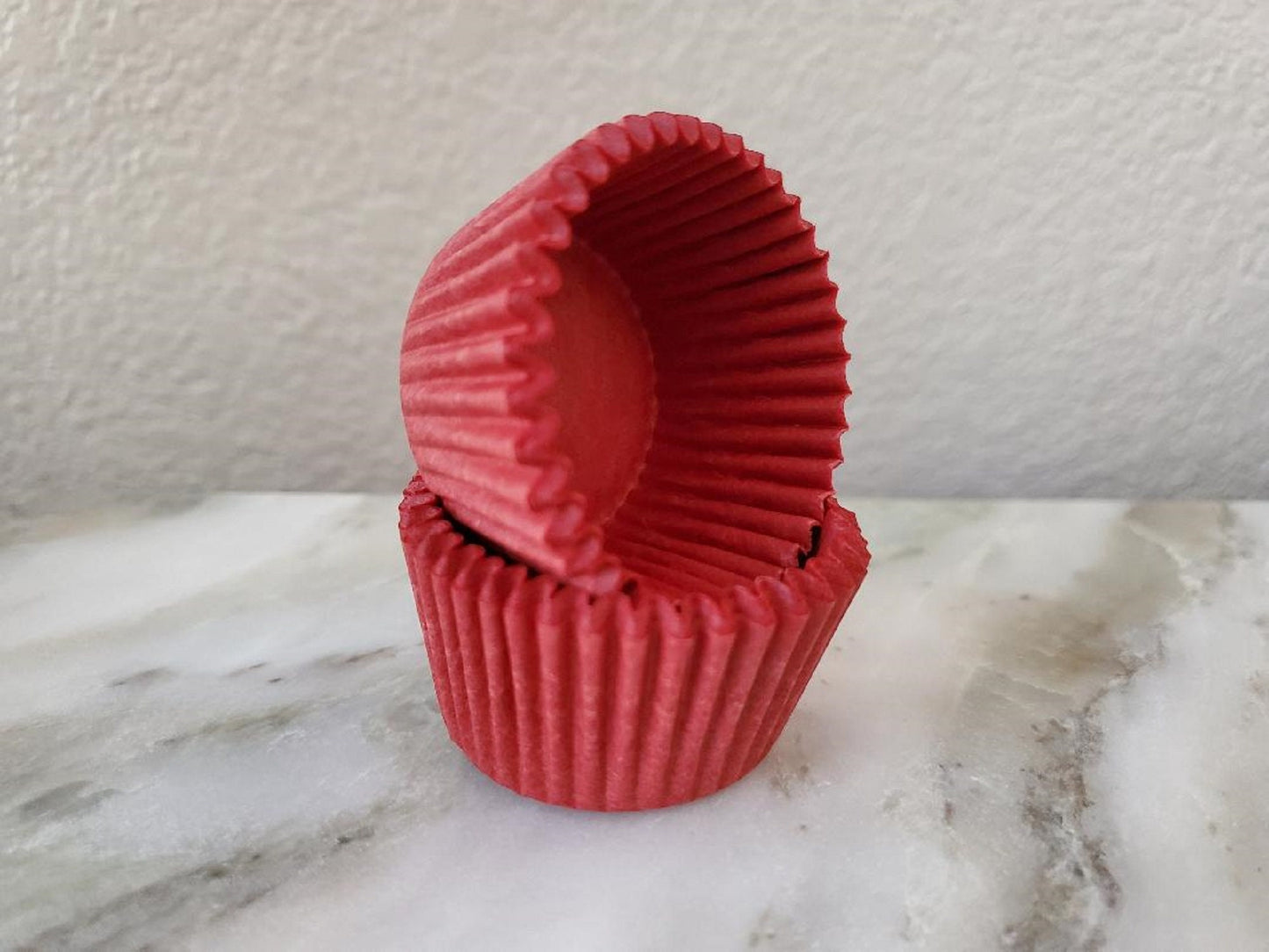 Baking Cup Glassine, Cupcake Liner Red, 3 1/2 x 1 1/2" x 1"