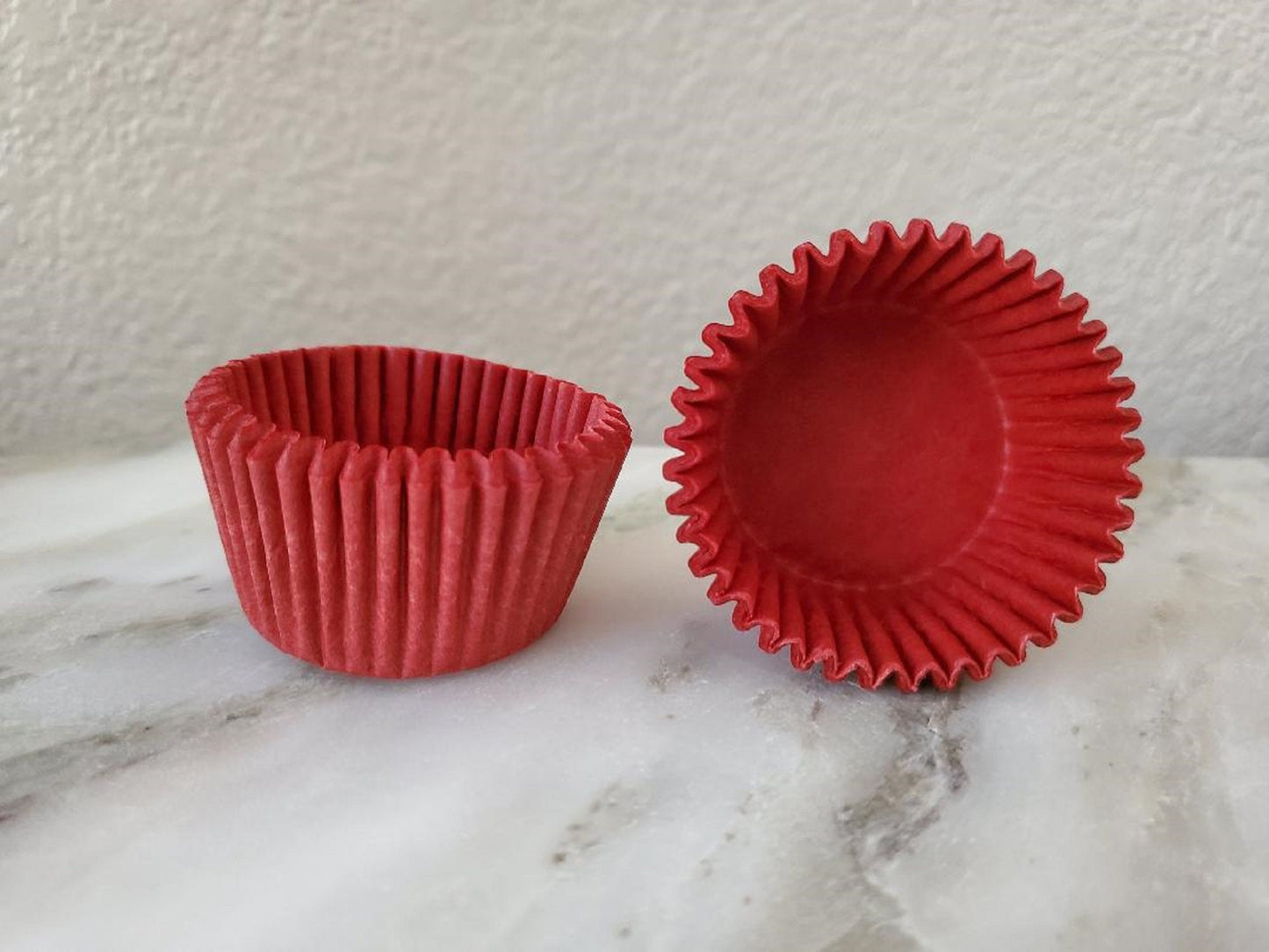 Baking Cup Glassine, Cupcake Liner Red, 3 1/2 x 1 1/2" x 1"