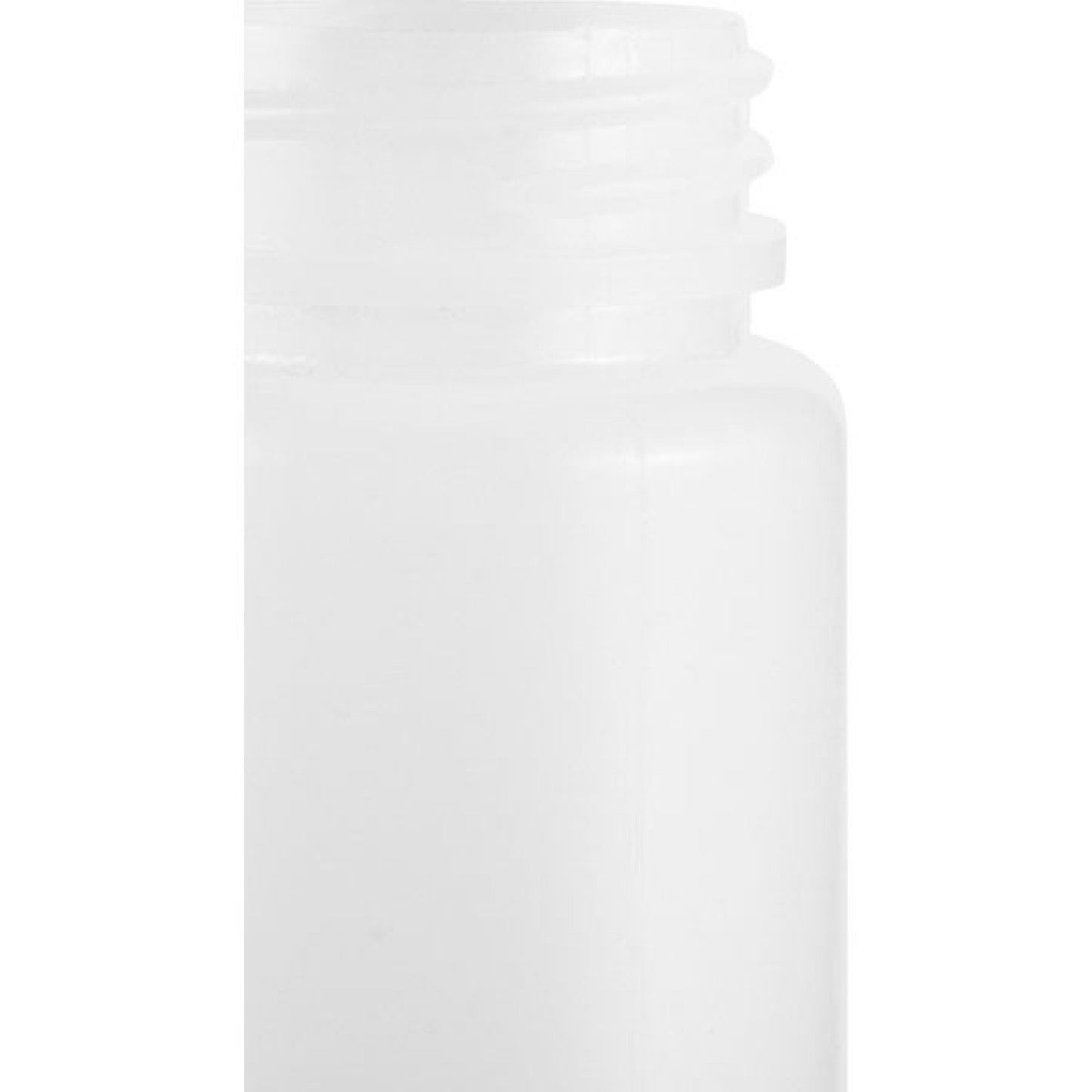 2 oz. (60 cc) 60ml Natural HDPE Plastic Packer Bottle, 33mm 33-400